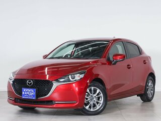 2021 Mazda 2 III (DJ) Рестайлинг, красный, 1469000 рублей, вид 3