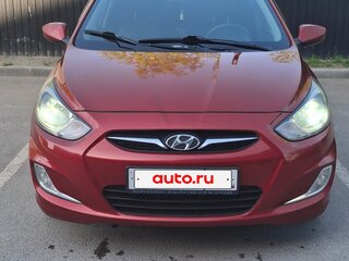 2012 Hyundai Solaris I, красный, 580000 рублей, вид 1