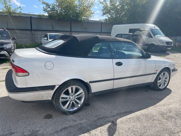 1996 Saab 900 II, белый, 1000000 рублей - вид 6