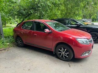 2016 Renault Logan II, красный, 1000000 рублей, вид 1