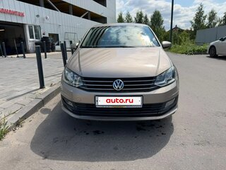 2018 Volkswagen Polo V Рестайлинг, бежевый, 1050000 рублей, вид 1