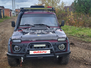 2002 Lada (ВАЗ) 2121 (4x4) I Рестайлинг, пурпурный, 300000 рублей, вид 1