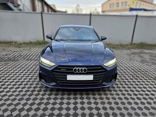 2019 Audi A7 55 TFSI II (4K), синий, 5800000 рублей, вид 3