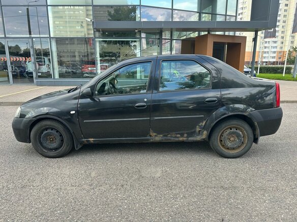 2009 Renault Logan I, чёрный - вид 5