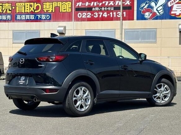 2022 Mazda CX-3 I Рестайлинг, чёрный - вид 3
