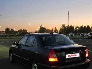 2002 Hyundai Accent ТагАЗ II, серый, 150000 рублей, вид 4