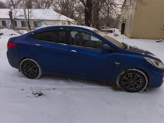 2012 Hyundai Solaris I, синий, 730000 рублей, вид 1