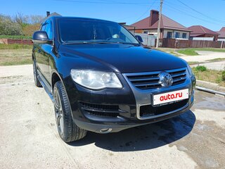 2007 Volkswagen Touareg I Рестайлинг, чёрный, 1200000 рублей, вид 3