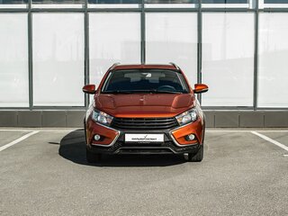 2018 Lada (ВАЗ) Vesta SW Cross I, оранжевый, 830000 рублей, вид 3