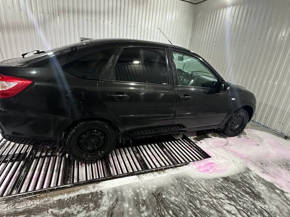 2015 Lada (ВАЗ) Granta I, чёрный, 430000 рублей - вид 5