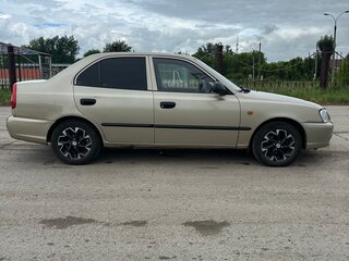 2004 Hyundai Accent ТагАЗ II, бежевый, 259000 рублей, вид 4