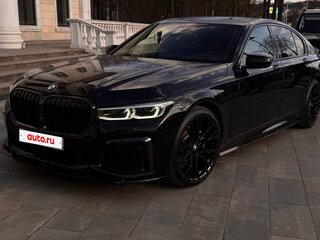 2020 BMW 7 серии 730d xDrive VI (G11/G12) Рестайлинг, чёрный, 6500000 рублей, вид 2