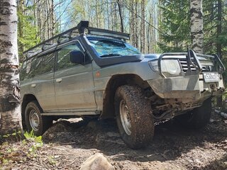 1999 Mitsubishi Pajero II Рестайлинг, серый, 700000 рублей, вид 4