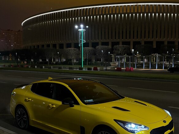 2018 Kia Stinger I, жёлтый, 2550000 рублей - вид 8