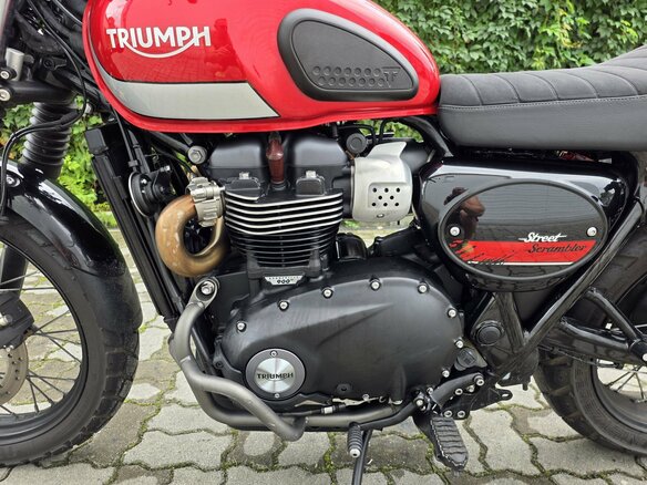 2018 Triumph Scrambler, красный, 920000 рублей - вид 20