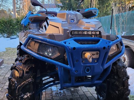 2017 Polaris Sportsman 1000, синий, 900000 рублей, вид 4