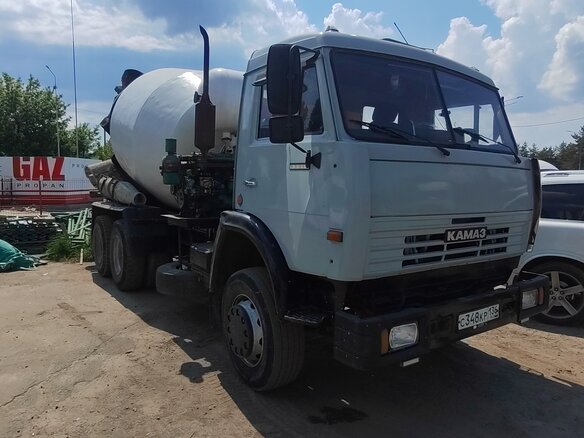 2002 КамАЗ Автобетоносмеситель, серый, 750000 рублей - вид 11