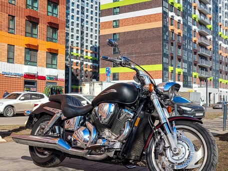 2003 Honda VTX 1800, чёрный, 805000 рублей, вид 1