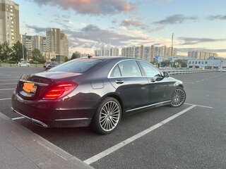 2017 Mercedes-Benz S-Класс 400 d Long VI (W222, C217) Рестайлинг, чёрный, 5500000 рублей, вид 5