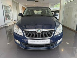 2012 Skoda Fabia II Рестайлинг, синий, 519000 рублей, вид 5