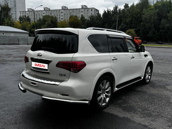 2012 Infiniti QX56 II, белый, 2490000 рублей - вид 6