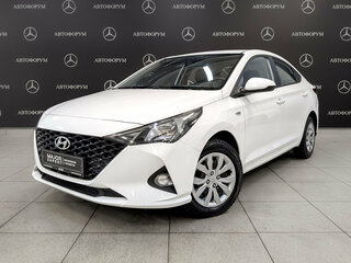 2022 Hyundai Solaris II Рестайлинг, белый, 1640000 рублей, вид 2