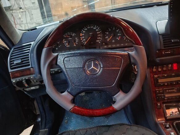 1997 Mercedes-Benz S-Класс 280 III (W140) Рестайлинг, синий, 1000000 рублей - вид 5