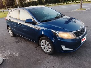 2015 Kia Rio 6-speed III, синий, 770000 рублей, вид 3