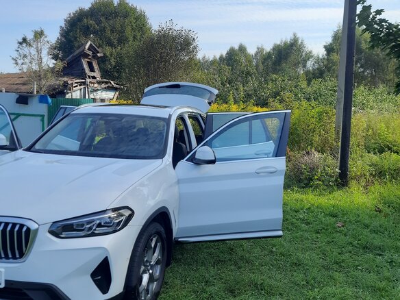 2023 BMW X3 20d xDrive III (G01) Рестайлинг, белый - вид 1