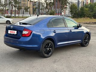 2018 Skoda Rapid I Рестайлинг, синий, 1239000 рублей, вид 5