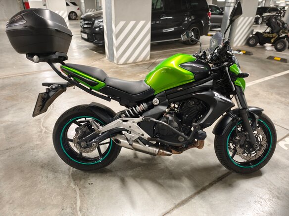 2013 Kawasaki ER-6N, зелёный, 360000 рублей - вид 1