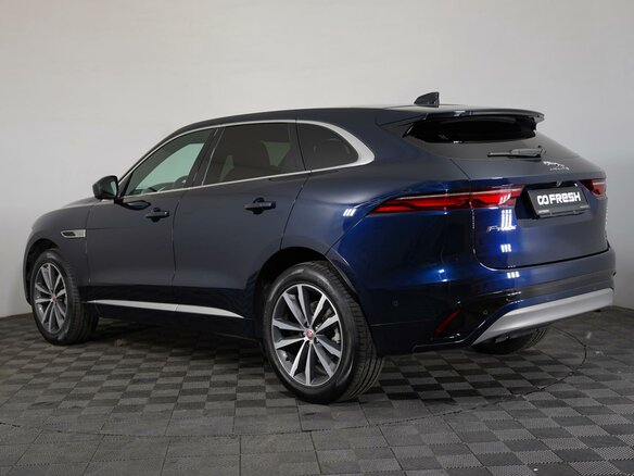 2021 Jaguar F-Pace I Рестайлинг, синий - вид 1
