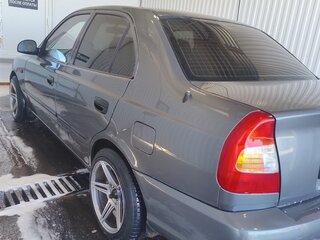2008 Hyundai Accent ТагАЗ II, серый, 390000 рублей, вид 3
