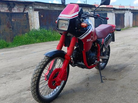 1990 Cagiva Elefant 350, красный, 130000 рублей, вид 2