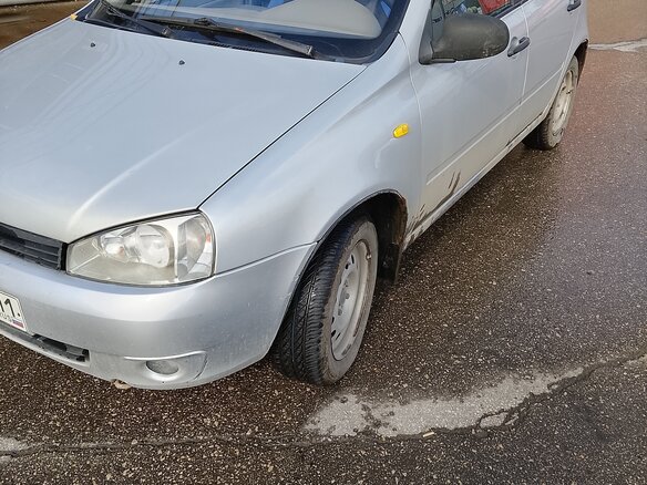2009 Lada (ВАЗ) Kalina I, серебристый, 310000 рублей