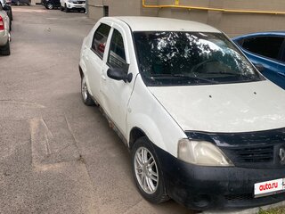 2008 Renault Logan I, белый, 130000 рублей, вид 1