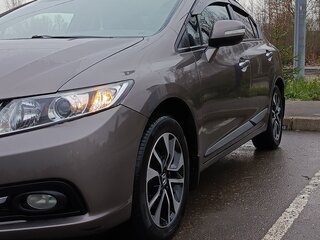 2014 Honda Civic IX Рестайлинг, серый, 1300000 рублей, вид 3