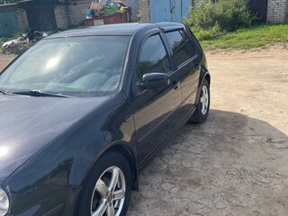 2002 Volkswagen Golf IV, чёрный, 420000 рублей, вид 3