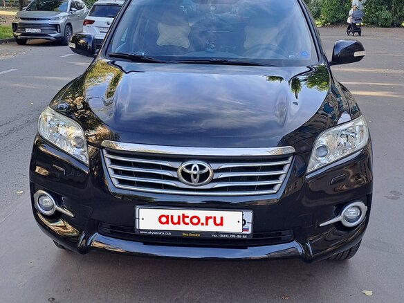 2010 Toyota RAV4 III (XA30) Рестайлинг, чёрный - вид 2