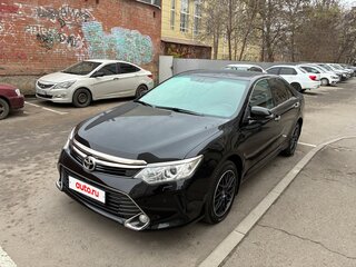 2016 Toyota Camry VII (XV50) Рестайлинг, чёрный, 1800000 рублей, вид 1