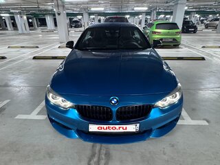 2018 BMW 4 серии 420d F32/F33/F36 Рестайлинг, голубой, 3700000 рублей, вид 4