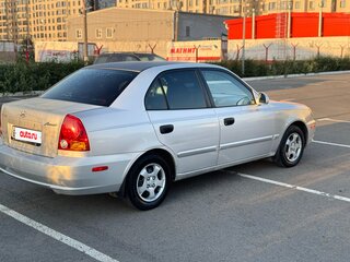 2003 Hyundai Accent II Рестайлинг, серебристый, 375000 рублей, вид 5
