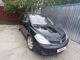 2010 Nissan Tiida I Рестайлинг, чёрный, 590000 рублей, вид 2