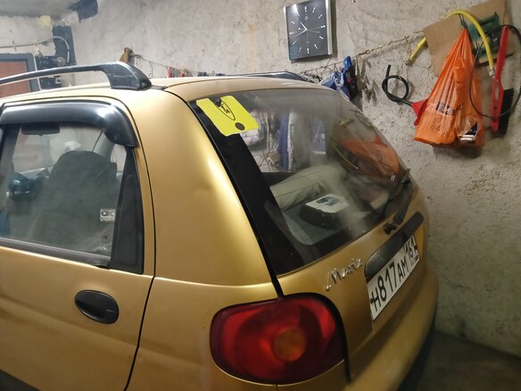 2003 Daewoo Matiz I Рестайлинг, золотистый, 150000 рублей - вид 1