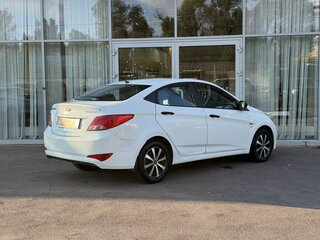 2014 Hyundai Solaris I Рестайлинг, белый, 849000 рублей, вид 5