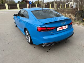 2020 Audi A5 45 TFSI II (F5) Рестайлинг, голубой, 4000000 рублей, вид 2
