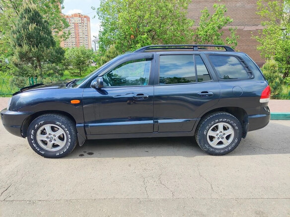 2008 Hyundai Santa Fe Classic Classic, чёрный, 750000 рублей - вид 1