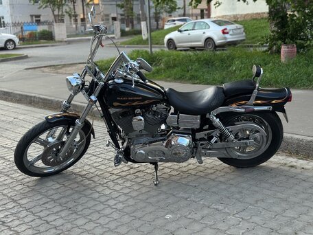 2001 Harley-Davidson Dyna Wide Glide, чёрный, 850000 рублей, вид 2