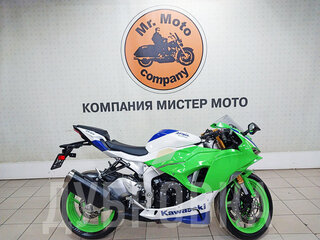 2024 Kawasaki ZX-6 Ninja, зелёный, 1375000 рублей, вид 1