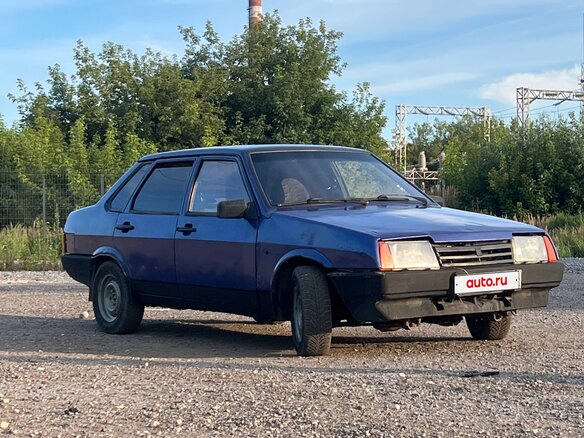 2002 Lada (ВАЗ) 21099, синий - вид 1